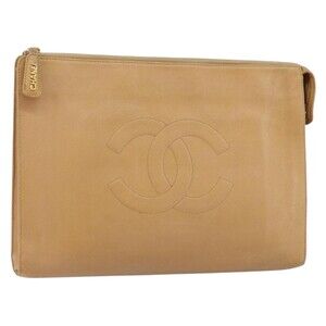 Chanel Coco Mark Document Case Clutch